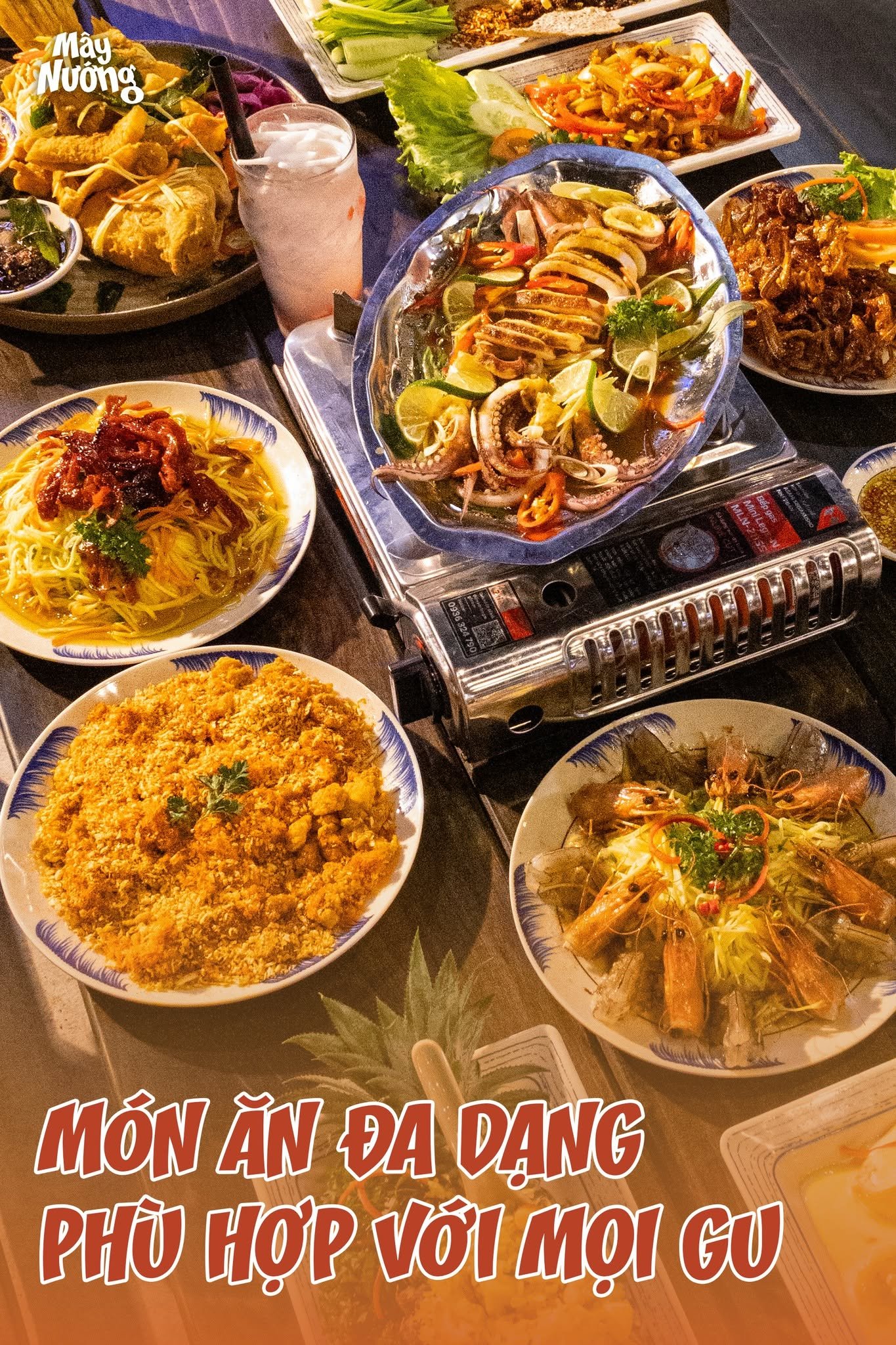 Món ngon để lai rai tại Mây Nướng