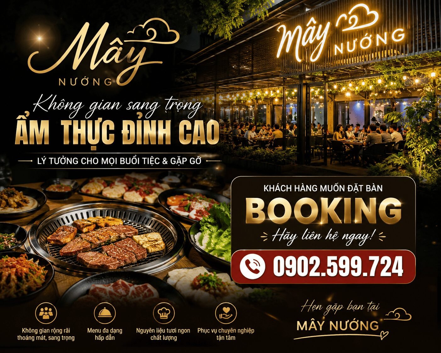 Mây Restaurant - Món Nướng Ngon Quận 1